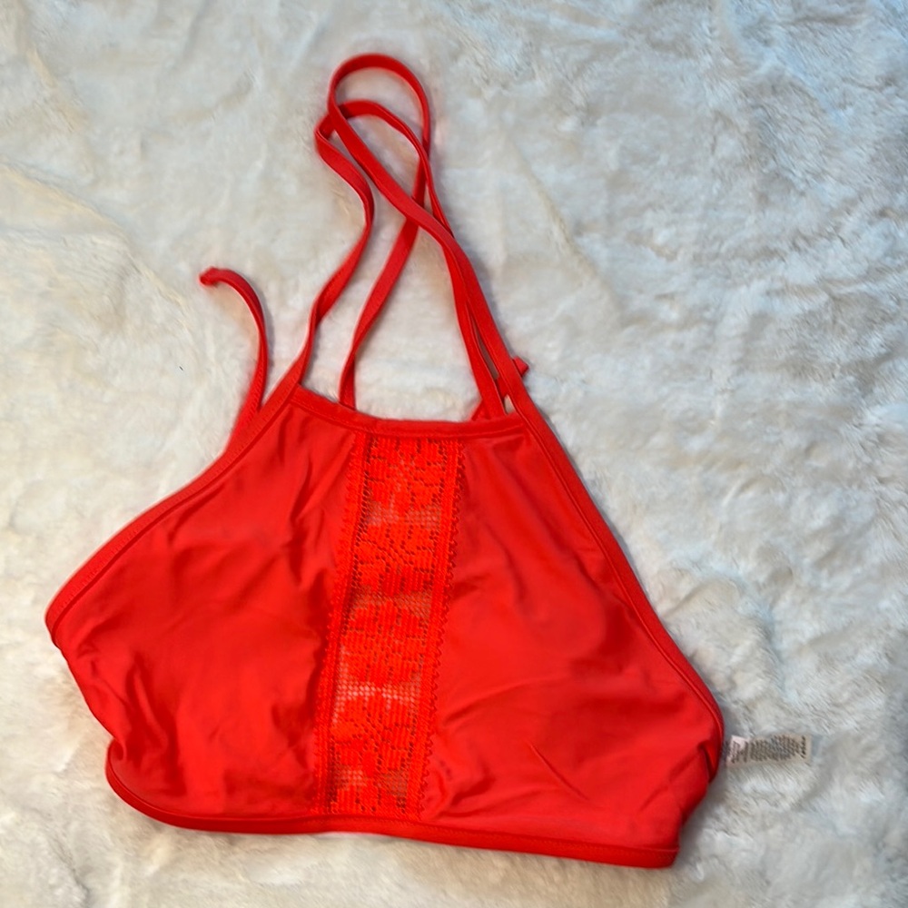 4/$20 🙈 Aerie Red Halter Bikini Top